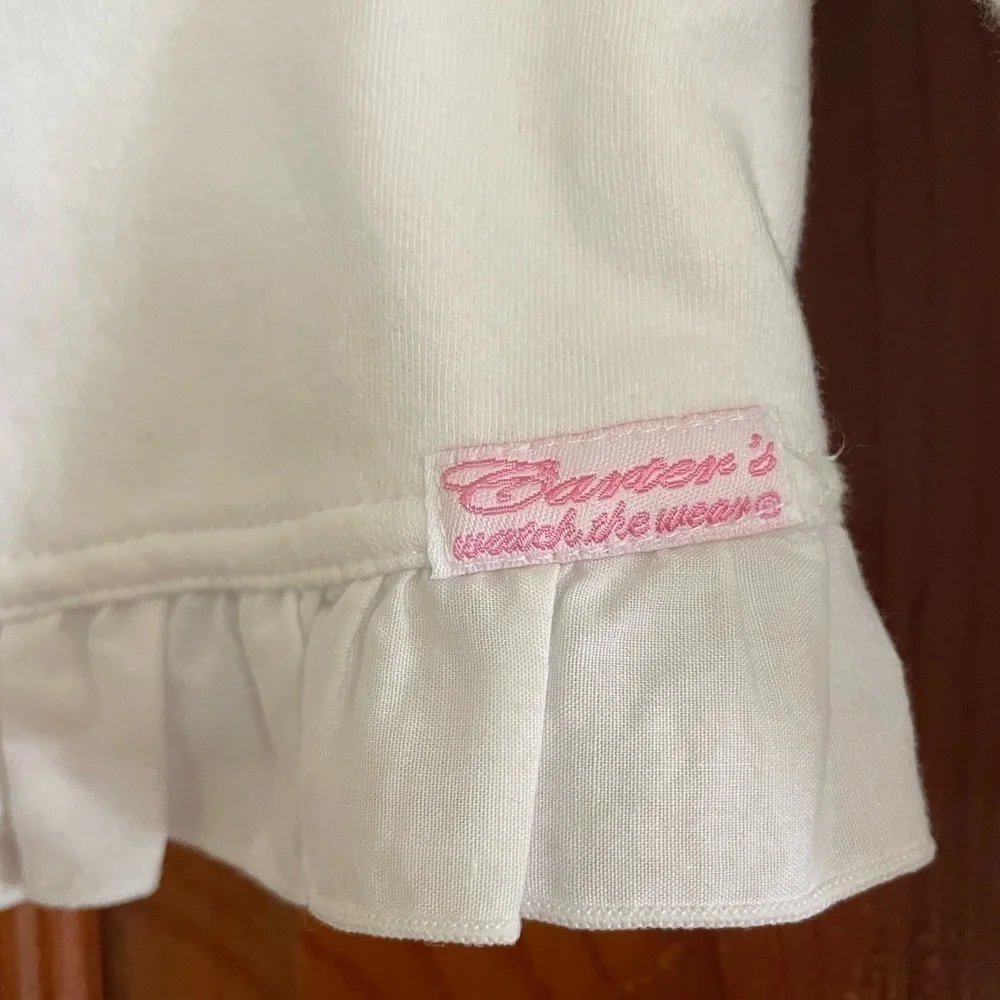 90s/Y2K Carter’s Cardigan Embroidered Floral with Tie Size 3T
